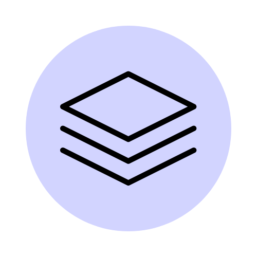 Stacked layers, representing seamless integrations